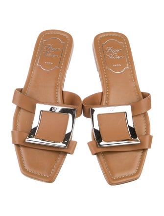 Roger Vivier Leather Slides