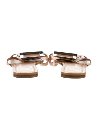 Roger Vivier Leather Slides
