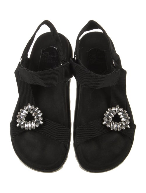 Roger Vivier Crystal Embellishments Slingback Sandals