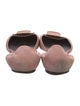 Roger Vivier Suede D'Orsay Flats