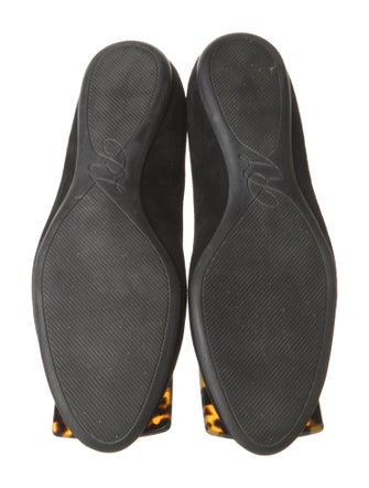 Roger Vivier Suede Flats