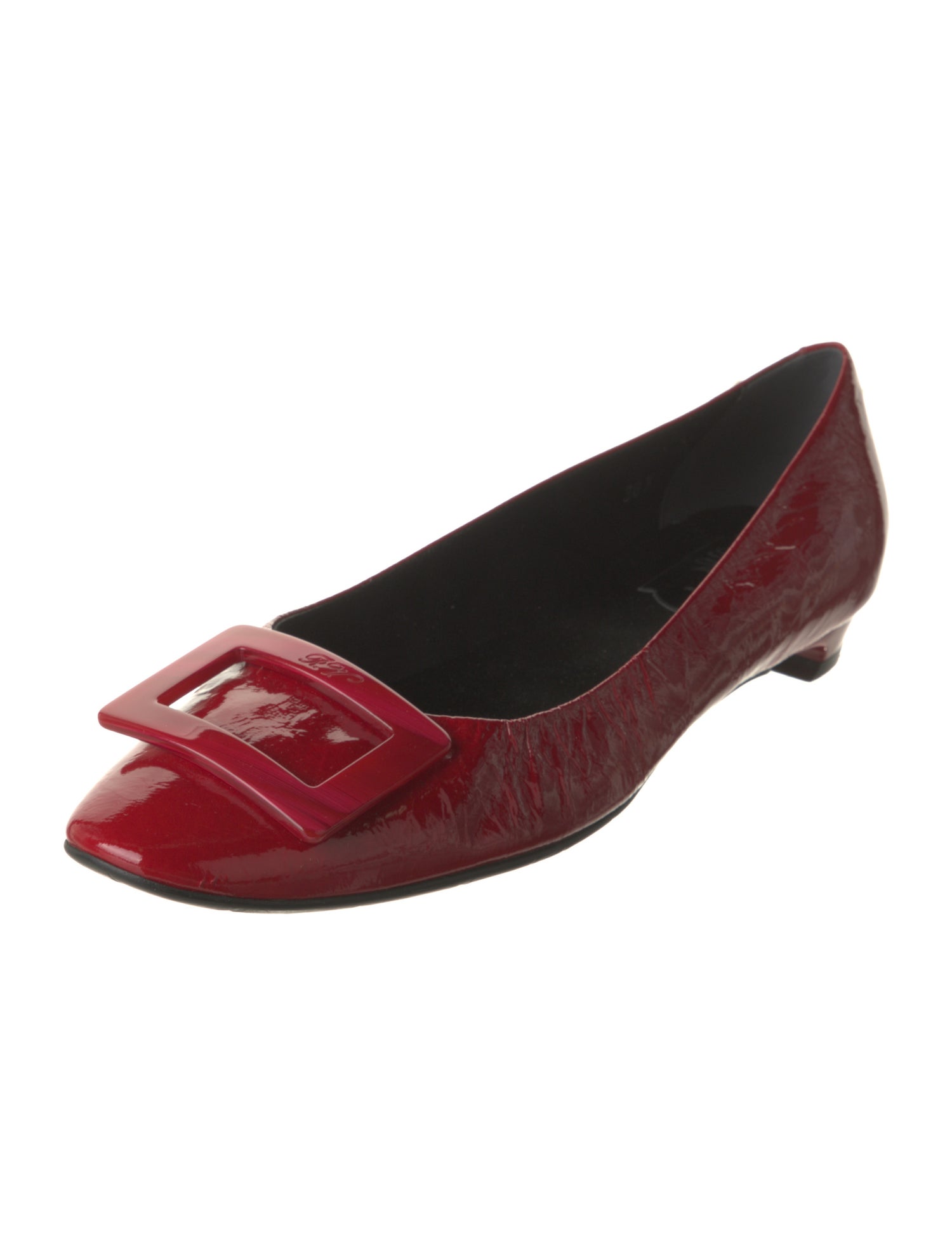 Roger Vivier Patent Leather Ballet Flats