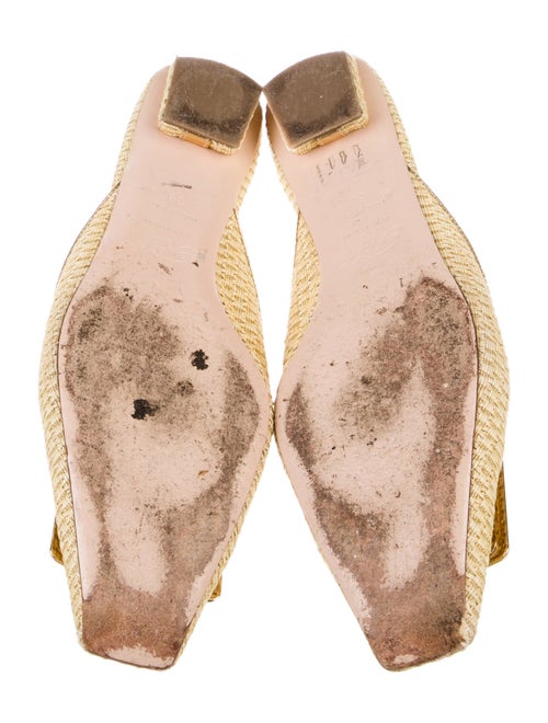 Roger Vivier Raffia Mules