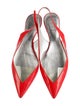 Roger Vivier Patent Leather Slingback Flats