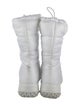 Roger Vivier Nylon Crystal Embellishments Boots