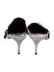 Roger Vivier Suede Crystal Embellishments Mules