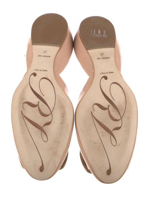 Roger Vivier Patent Leather D'Orsay Flats