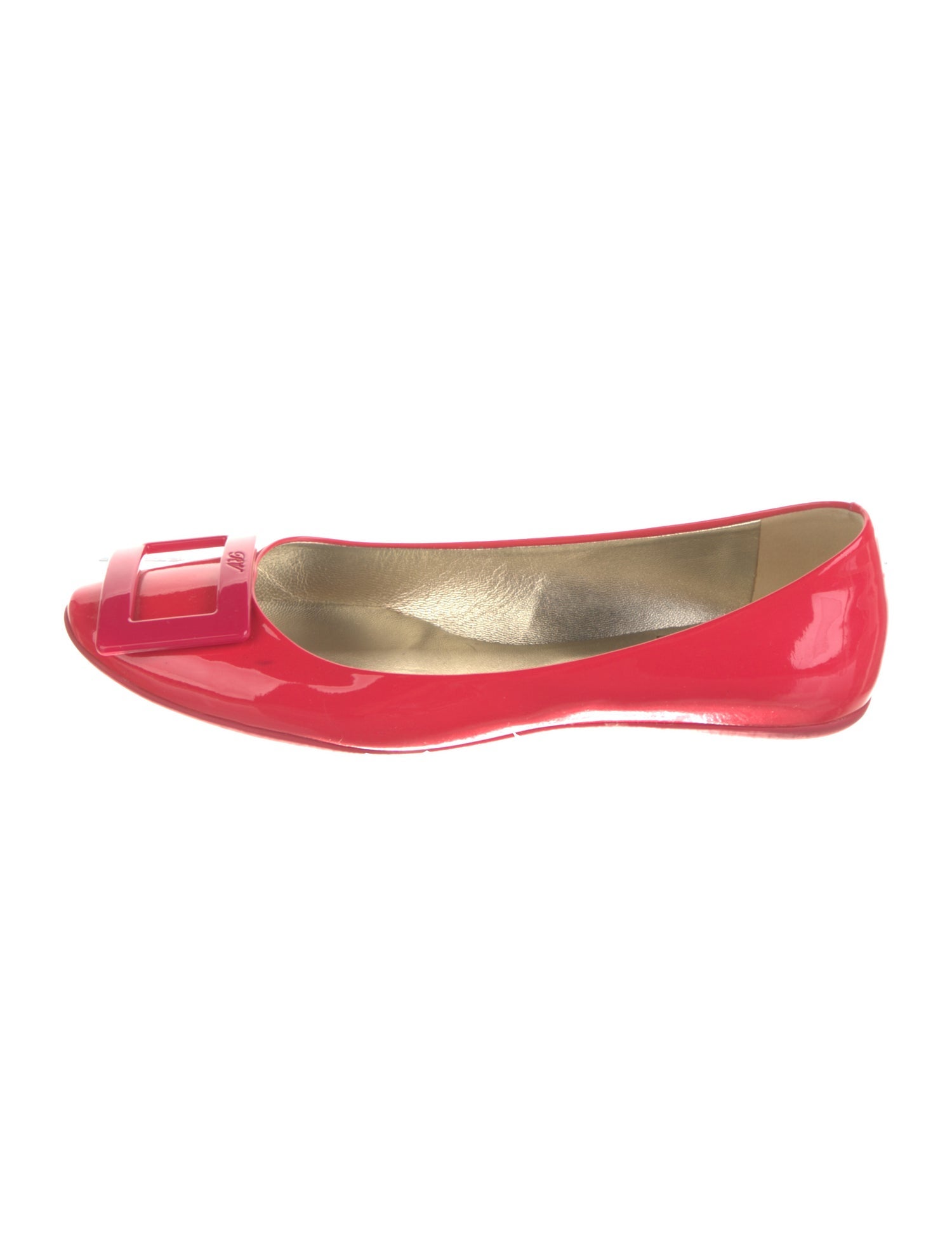 Roger Vivier Patent Leather Ballet Flats