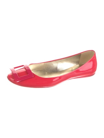 Roger Vivier Patent Leather Ballet Flats