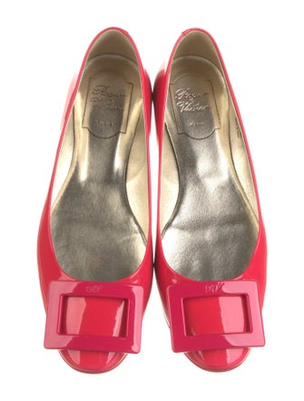 Roger Vivier Patent Leather Ballet Flats