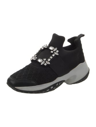 Roger Vivier Neoprene Mesh Accents Sneakers