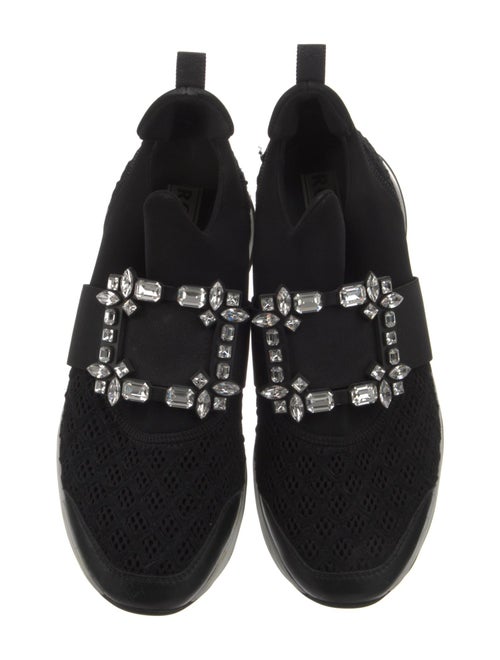 Roger Vivier Neoprene Mesh Accents Sneakers
