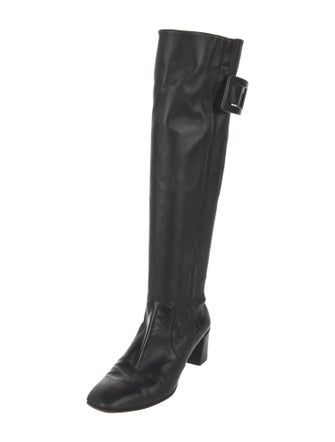 Roger Vivier Leather Riding Boots