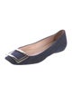 Roger Vivier Denim Flats