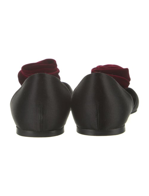 Roger Vivier Satin D'Orsay Flats