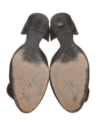 Roger Vivier Satin D'Orsay Flats