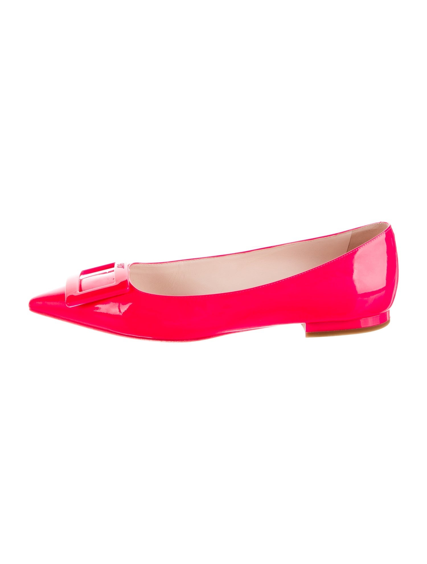 Roger Vivier Patent Leather Flats