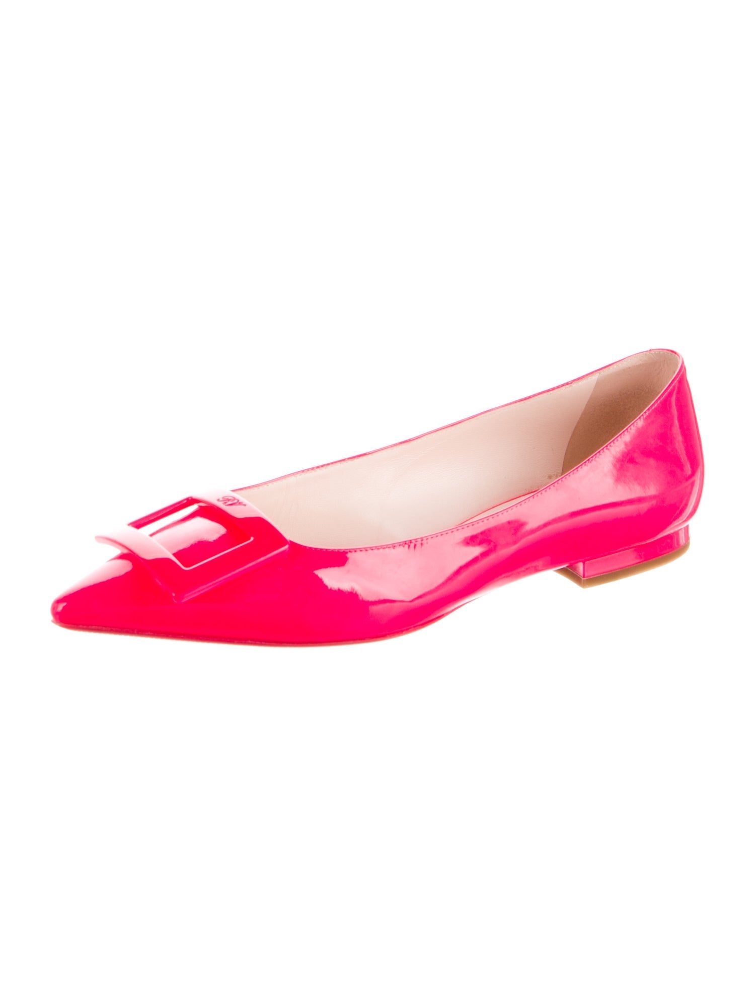 Roger Vivier Patent Leather Flats