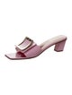 Roger Vivier Patent Leather Slides