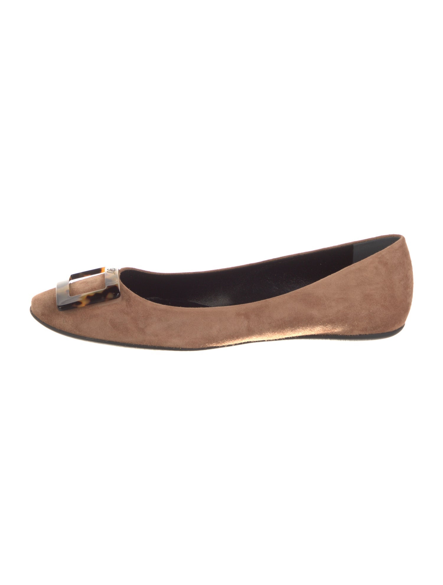 Roger Vivier Suede Ballet Flats