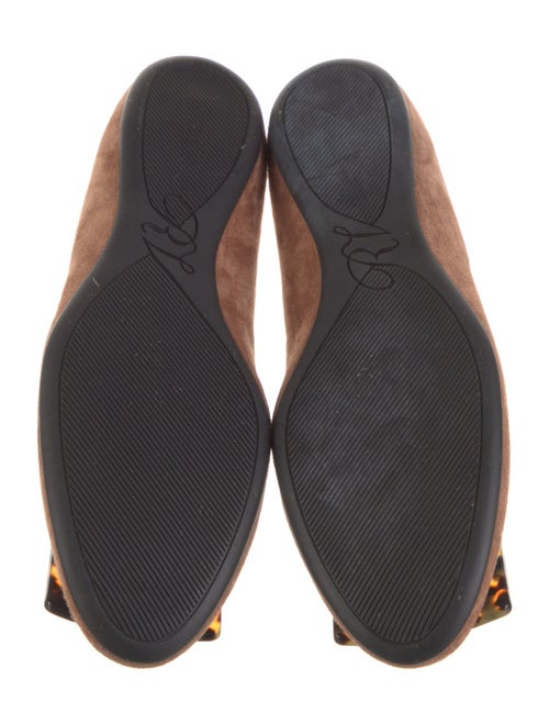 Roger Vivier Suede Ballet Flats