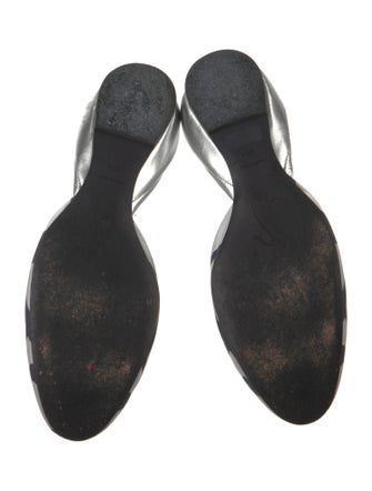 Roger Vivier Canvas Printed D'Orsay Flats