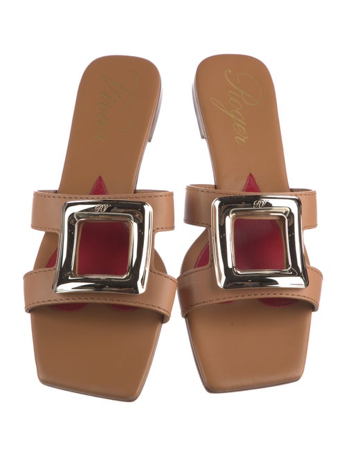 Roger Vivier Leather Slides