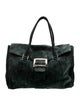 Roger Vivier Suede Top Handle Bag