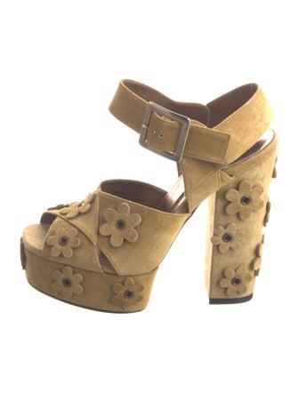 Roger Vivier Suede Sandals