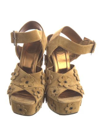 Roger Vivier Suede Sandals