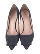 Roger Vivier Denim Crystal Embellishments Pumps