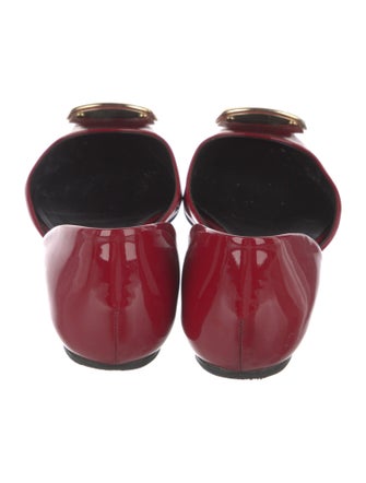 Roger Vivier Patent Leather D'Orsay Flats