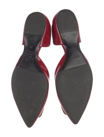 Roger Vivier Patent Leather D'Orsay Flats