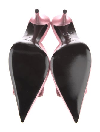 Roger Vivier Satin Mules