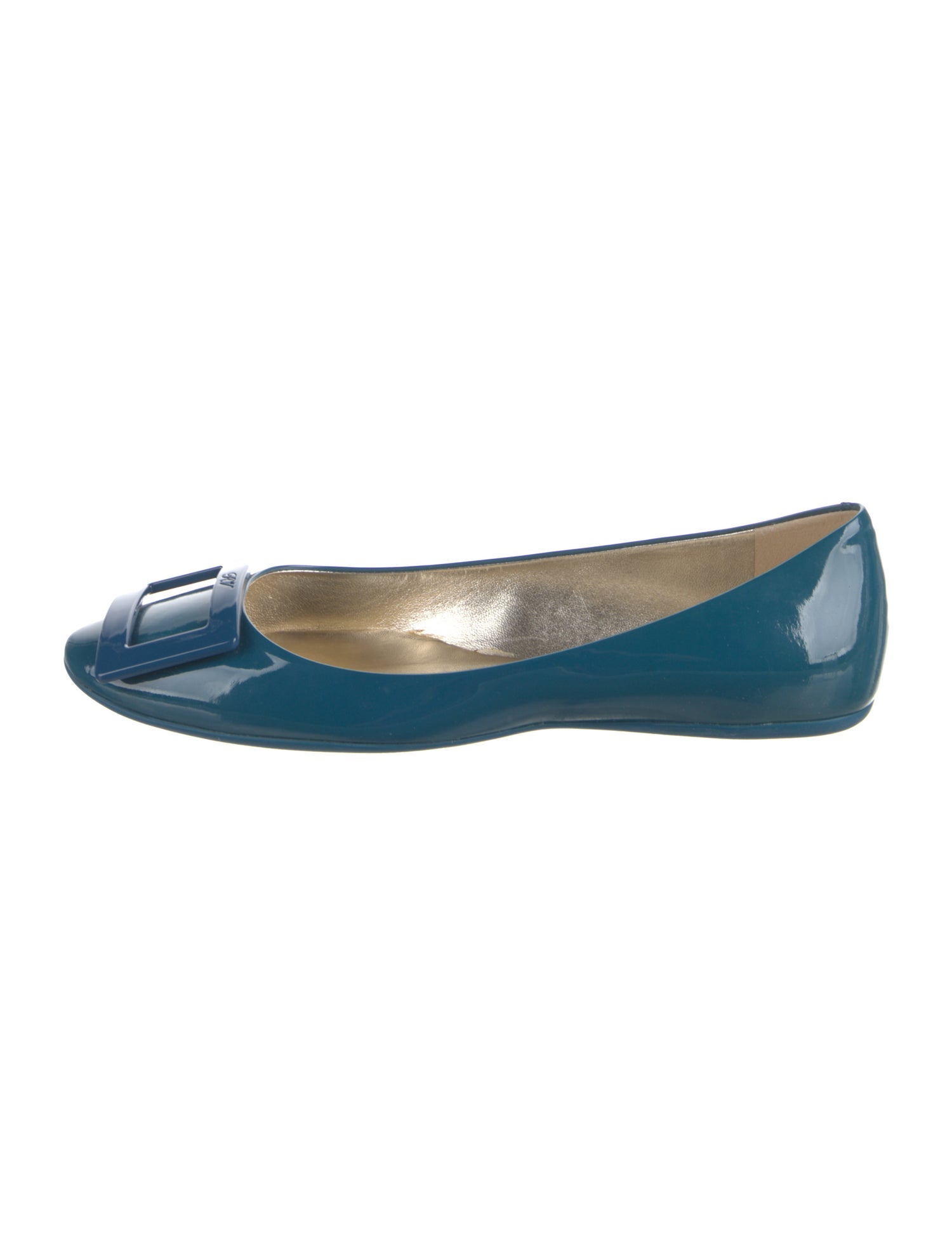 Roger Vivier Patent Leather Flats