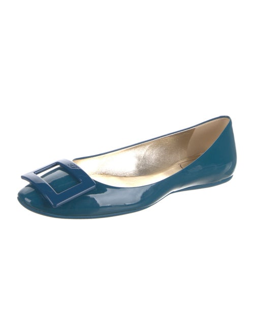 Roger Vivier Patent Leather Flats