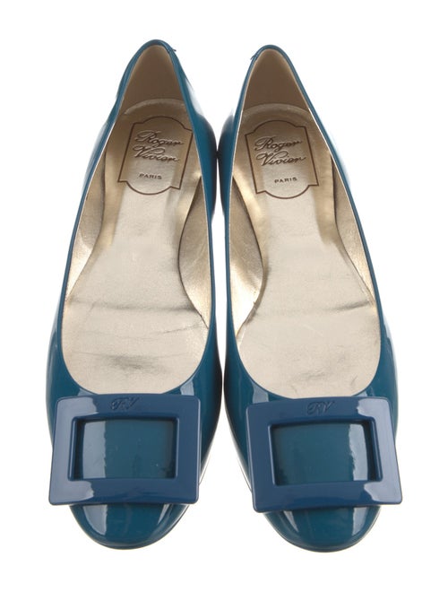 Roger Vivier Patent Leather Flats