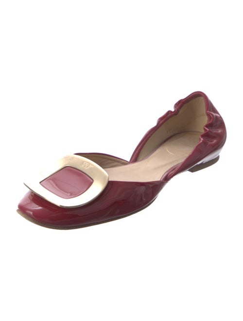 Roger Vivier Patent Leather D'Orsay Flats