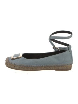Roger Vivier Denim Espadrilles