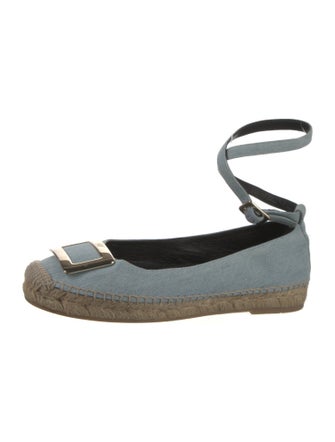 Roger Vivier Denim Espadrilles