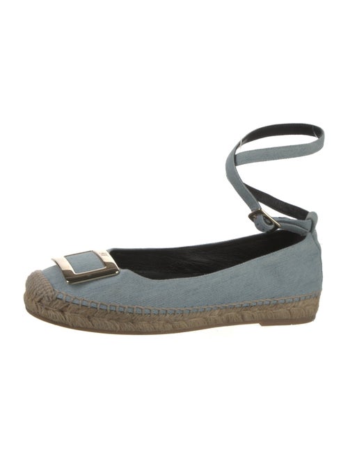 Roger Vivier Denim Espadrilles