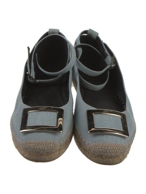 Roger Vivier Denim Espadrilles