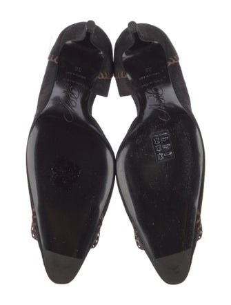 Roger Vivier Suede Slingback Sandals