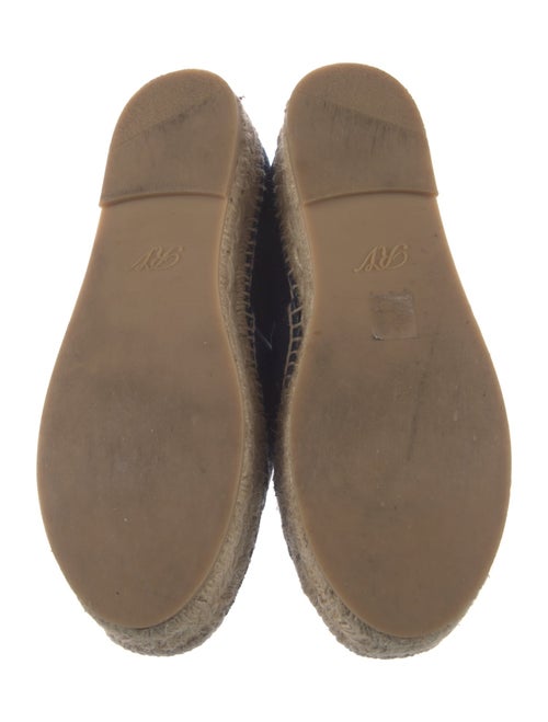 Roger Vivier Denim Sequin Embellishments Espadrilles