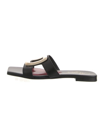 Roger Vivier Leather Slides
