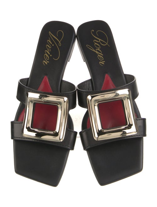 Roger Vivier Leather Slides