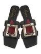 Roger Vivier Leather Slides