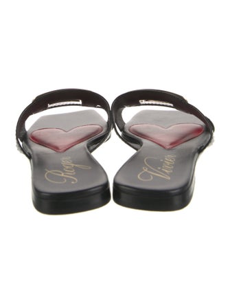 Roger Vivier Leather Slides