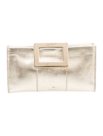 Roger Vivier Leather Clutch