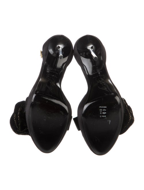 Roger Vivier Satin T-Strap Sandals